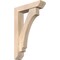 Ekena Millwork Imperial Slat Smooth Bracket w/ Offset Brace, Douglas Fir, 5 1/2"W x 22"D x 34"H BKT0604X22X34IMP06SDF - alternate 1